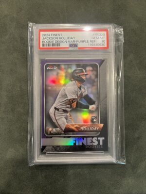 2024 Topps Finest Variation Jackson Holliday #FRD-20 Purple Refractor /125 (RC)