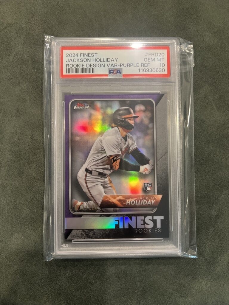 2024 Topps Finest Variation Jackson Holliday #FRD-20 Purple Refractor /125 (RC)