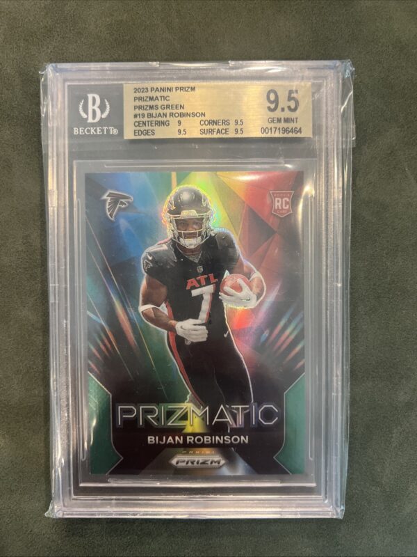 2023 Panini Prizm - Prizmatic Bijan Robinson #19 Green Prizm (RC)