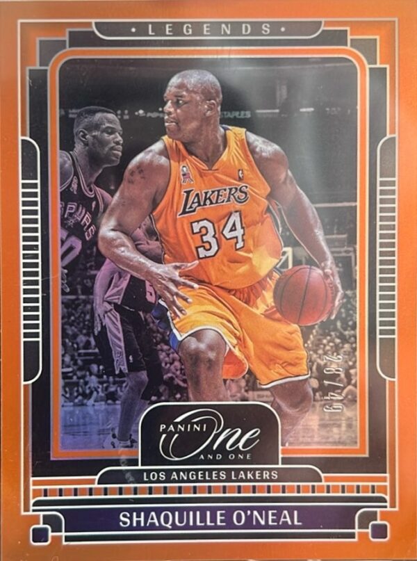 2024 Panini One and One #151 Shaquille O'Neal Orange 2024 Panini One and One #151 Shaquille O'Neal Orange