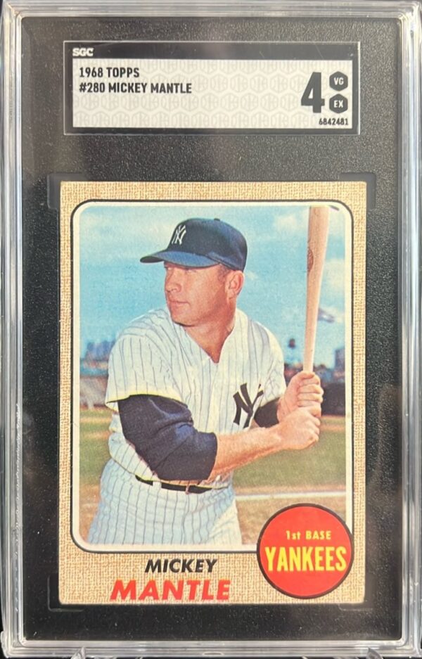 1968 Topps #280 Mickey Mantle