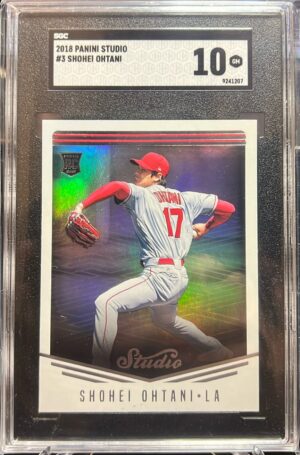 2018 PANINI CHRONICLES STUDIO #3 SHOHEI OHTANI, SGC 10 PRISTINE