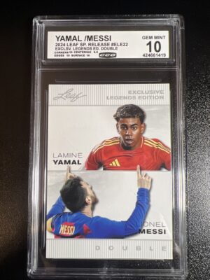 Yamal / Messi 2024 Leaf Special Release #ELE22 Exclusive Legends Edition CCG 10