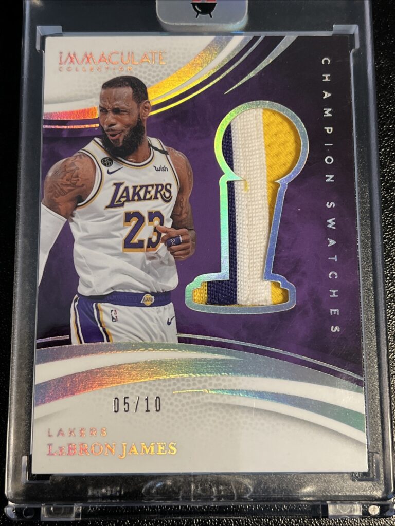2024-2025 Immaculate LeBron James Championship Swatches 5/10