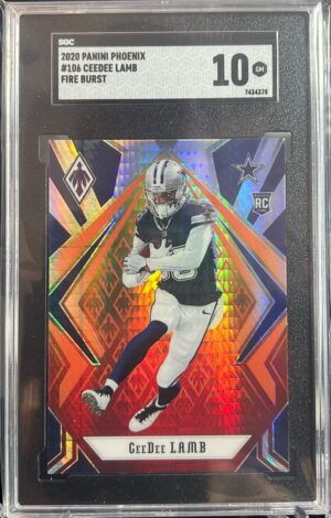 2020 Panini Phoenix #106 CeeDee Lamb Fire Burst