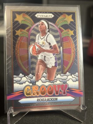 2025 WNBA Prizm Basketball Rickea Jackson Groovy RC #6