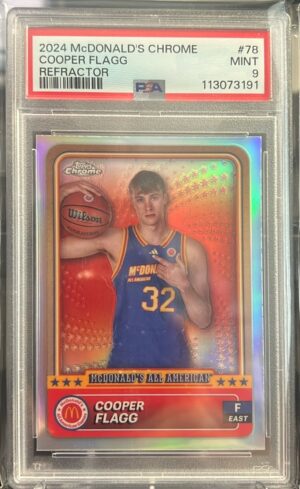 2024 Topps Chrome McDonald's All American #78 Cooper Flagg Refractors