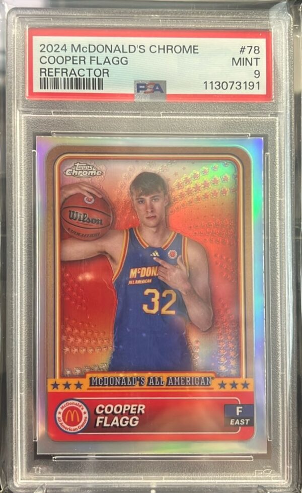 2024 Topps Chrome McDonald's All American #78 Cooper Flagg Refractors
