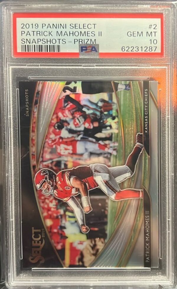2019 Panini Select Snapshots #2 Patrick Mahomes II Snapshots Prizm