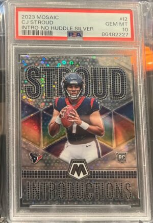 2023 Panini Mosaic Introductions #2 C.J. Stroud No Huddle Silver