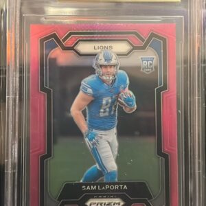 2023 Panini Prizm #332 Sam LaPorta Pink