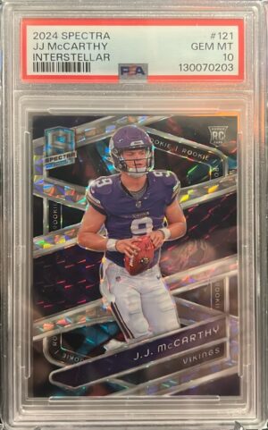 2024 Panini Spectra #121 J.J. McCarthy Interstellar